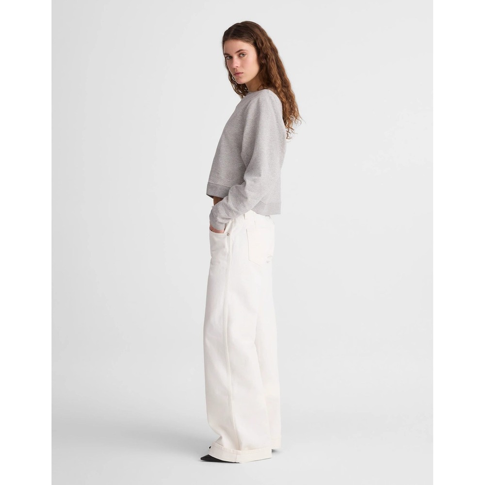 Madewell x Benjamin Talley Smith Jeans Coolidge Low Rise Wide Leg 30 White Chalk - Picture 3 of 16